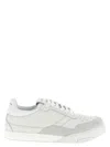 Givenchy White Calf Leather Bos Taurus Low Top Sneakers In White