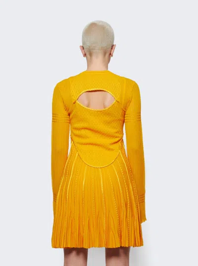 Givenchy Yellow Fibres Casual Women's Dress