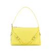 Givenchy Mini Voyou Shoulder Bag With Adjustable Strap In Yellow