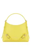 Givenchy Yellow Leather Nano Voyou Handbag In Yellow