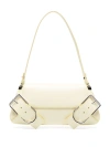 GIVENCHY YELLOW VOYOU LEATHER SHOULDER BAG