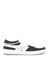 Givenchy G Move Sneakers In Mixed Leathers And Denim Monogram 72 In Blanco
