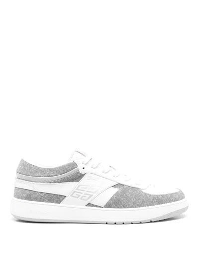 Givenchy G Move Monogram Low-top Sneakers In Grey/wht