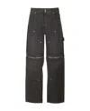 Givenchy Jeans With Zip In Black