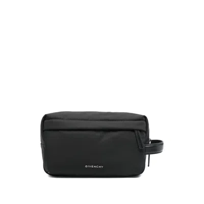 Givenchy Zip Essential Toilet Pouch In Black