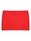 Givenchy Silk-gabardine Mini Skirt In Red