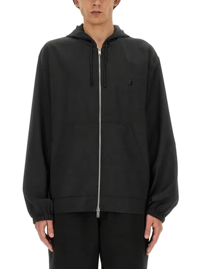 Givenchy Zip Sweatshirt. In Black