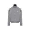 Givenchy Zip Through Sweatshirt Men In Gray