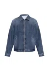 Givenchy Denim Jacket Collared Design Front Pockets In Blue