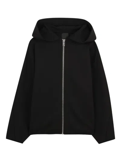 Givenchy Kids' Zip-up Hoodie In Black