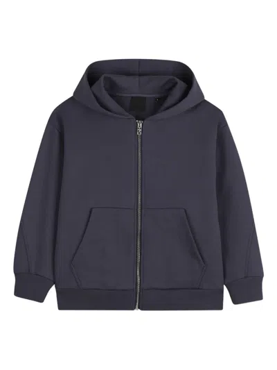 Givenchy Kids' Zip-up Hoodie In Blue