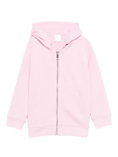 Givenchy Kids' Zip-up Hoodie In Pink