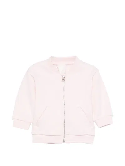 Givenchy Babies' Zip-up Sweatshirt In Pink