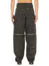 Givenchy Zip-detail Cotton Jeans In Brown