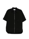 Givenchy Zip-front Shirt In Black