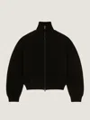 Givenchy Zipped Blouson In Wool With  Stamp Embroidery In Black
