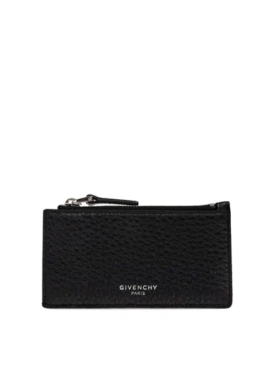 Givenchy Zipped Card Holder In Black