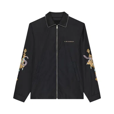 Pre-owned Givenchy Zipped Coach Jacket 'black' | Men's Size 52
