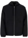 Givenchy Zipped Drawstring Sweatshirt In Schwarz