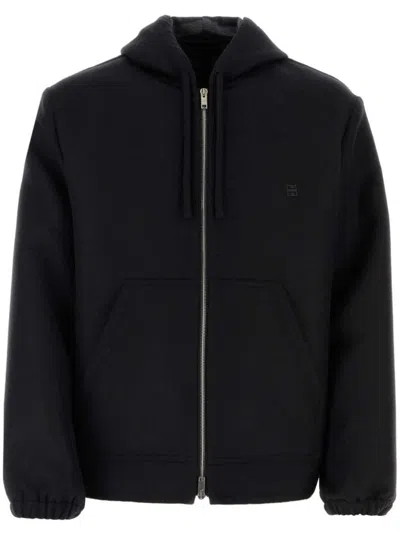 GIVENCHY ZIPPED DRAWSTRING SWEATSHIRT