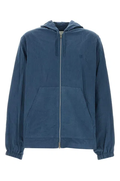 GIVENCHY GIVENCHY AIR FORCE BLUE COTTON JACKET