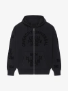 GIVENCHY GIVENCHY ZIPPED HOODIE IN FLEECE
