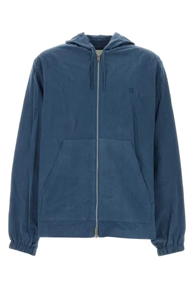 Givenchy Zipped Hoodie In Blue