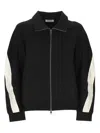 Givenchy Mens Black Open Seam Contrast Zip-through Cotton-jersey Track Jacket In Black
