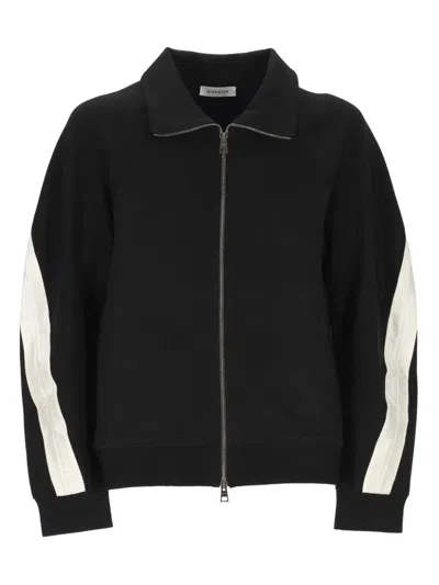 GIVENCHY ZIPPED HOODIE OPEN SEAM CONTRAST