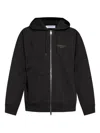 Givenchy Relaxed-fit Black Zip-up Hoodie With Drawstring Hood