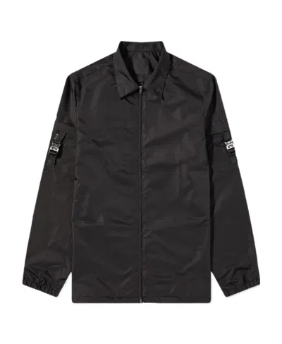 Givenchy Zipped Long-sleeve Shirt In Black