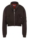 Givenchy Cropped Flap Pocket Jackets With High Collar