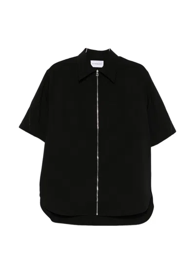 Givenchy Zipped Shirt In Black