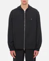 Givenchy Zipped Hoodie In Wool With 4g Detail In Black