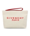 Givenchy Zipper Clutch In Brown