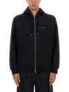 Givenchy Relaxed-fit Black Zip-up Hoodie With Drawstring Hood