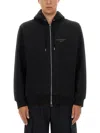 Givenchy Relaxed-fit Black Zip-up Hoodie With Drawstring Hood