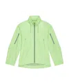 Givenchy Zipper Leather Jacket In Green
