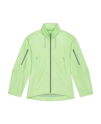 Givenchy Zipper Leather Jacket In Green