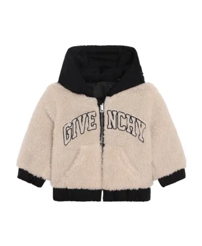 Givenchy Zipper Long-sleeved Jacket In Nude