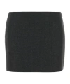 Givenchy Charcoal Wool Mini Skirt