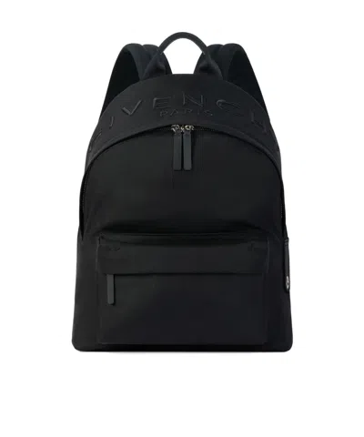 Givenchy Cargo Backpack In Canvas In Black
