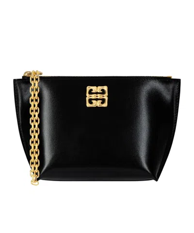 Givenchy Zippered Shoulder Bag In Black