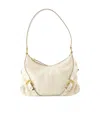 Givenchy Beige Textured Handbag With Gold-tone Hardware In Ivory White