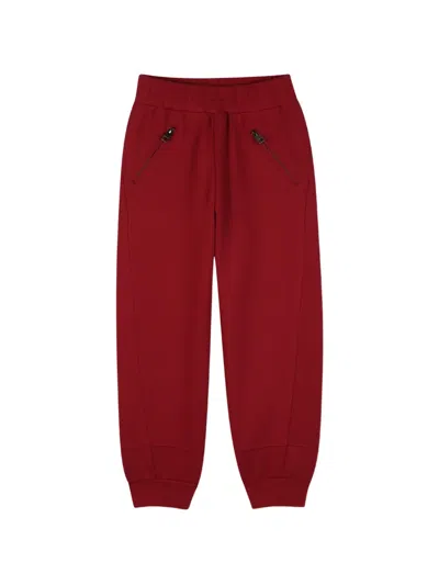 Givenchy Kids' Zip-pocket Joggers In Red