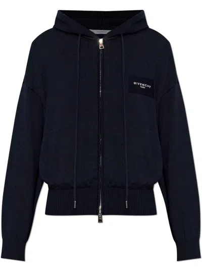 Givenchy Zip-up Hoodie In Black