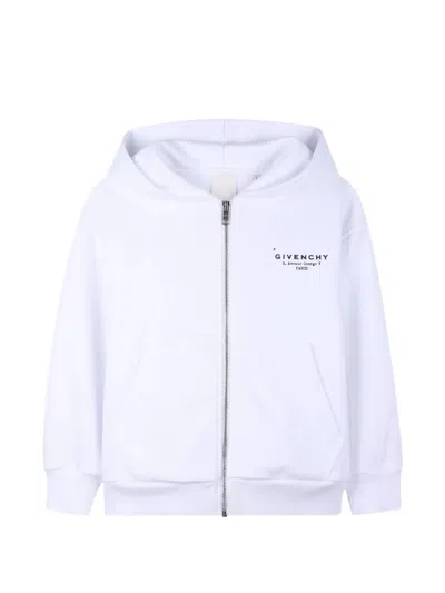 Givenchy Kids' Zip-up Hoodie In Animal Print