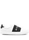 Givenchy Urban Street Sneakers In Leather With Elastic Band In White