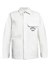Givenchy Relaxed Fit Jacket With Front Pockets And Long Sleeves In White