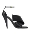 Givenchy 100mm Wrapped Ankle-strap Sandals In Black
